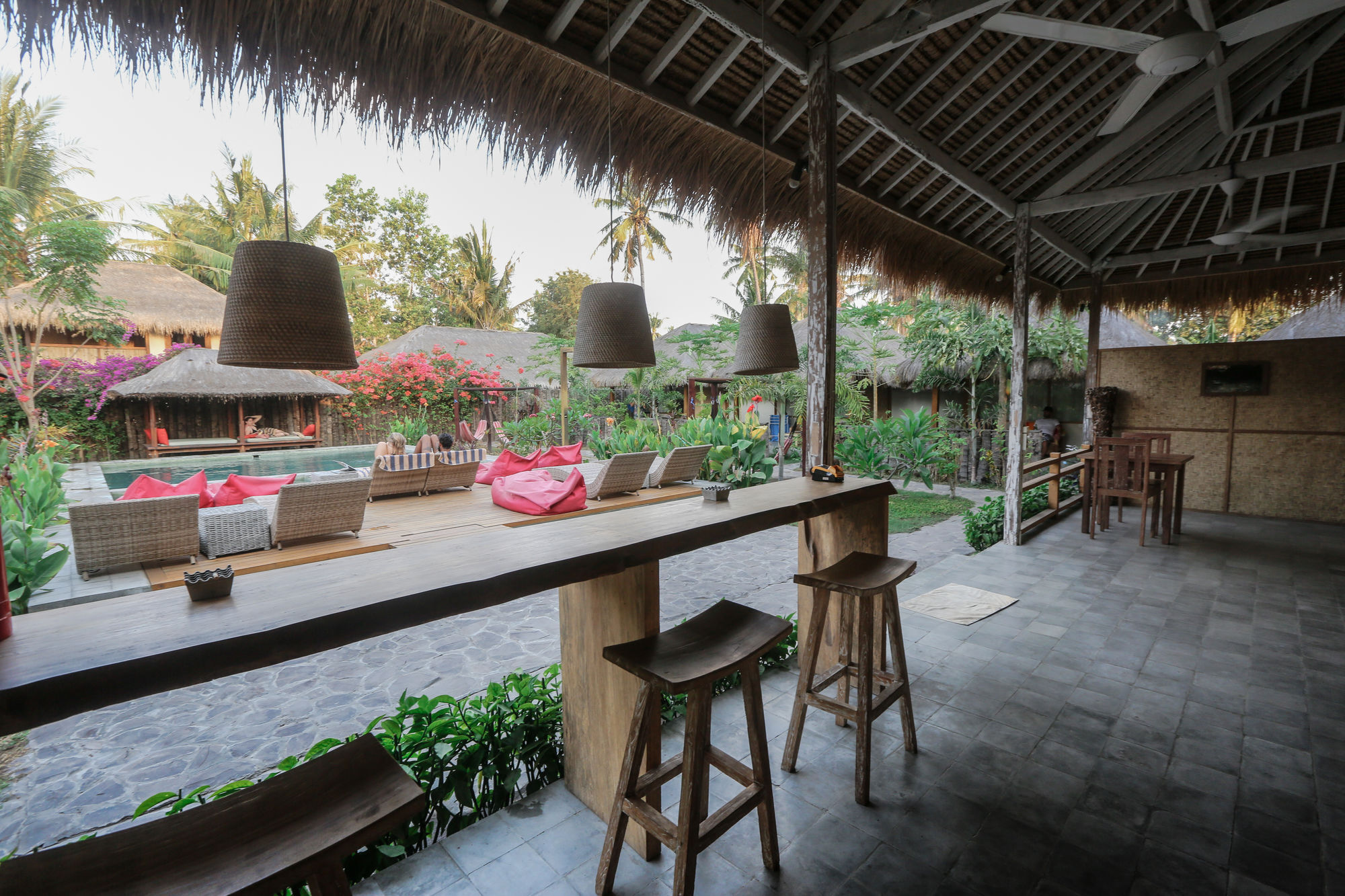 3W Cottages And Villas Gili Air Exteriör bild