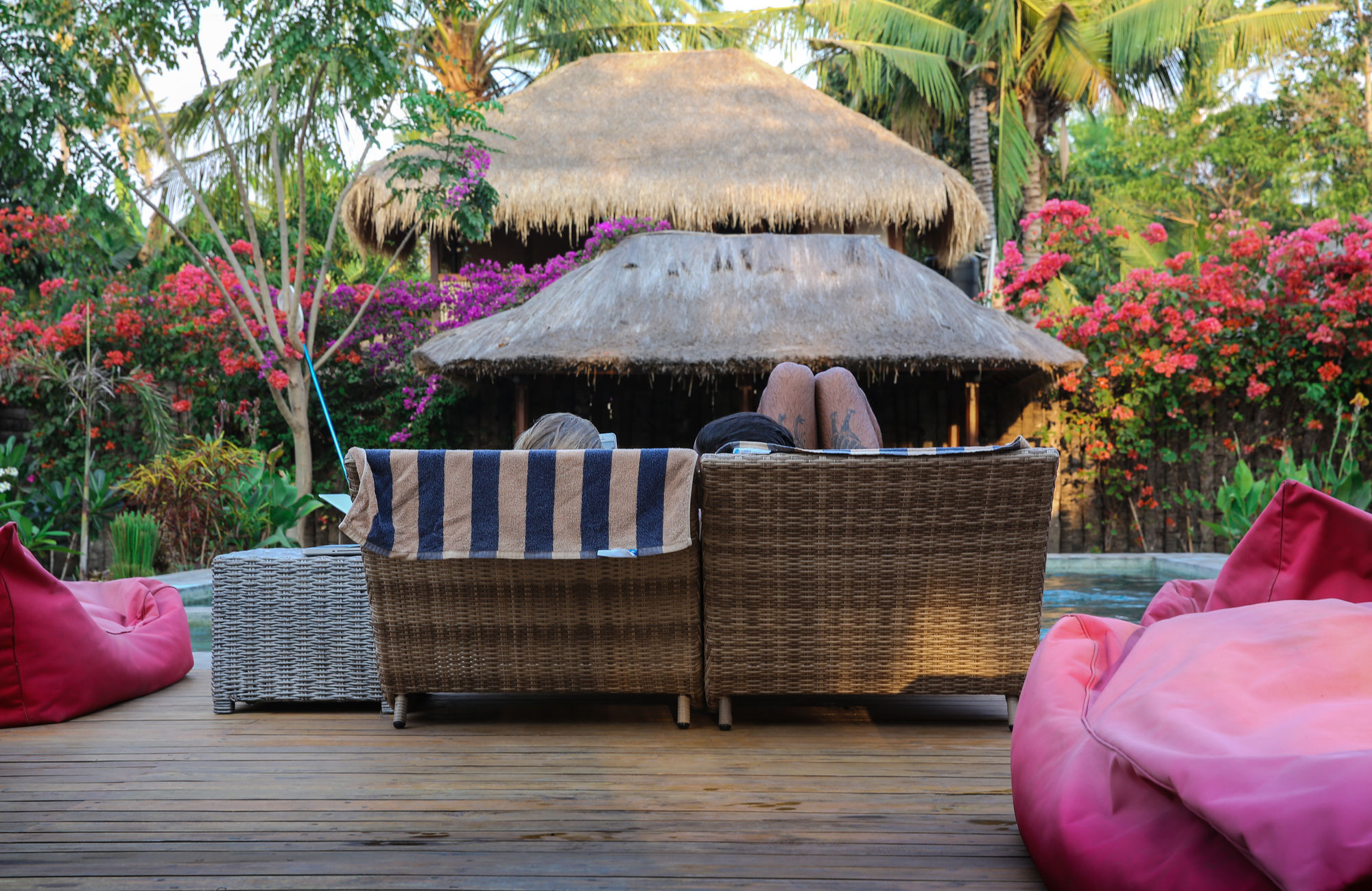 3W Cottages And Villas Gili Air Exteriör bild