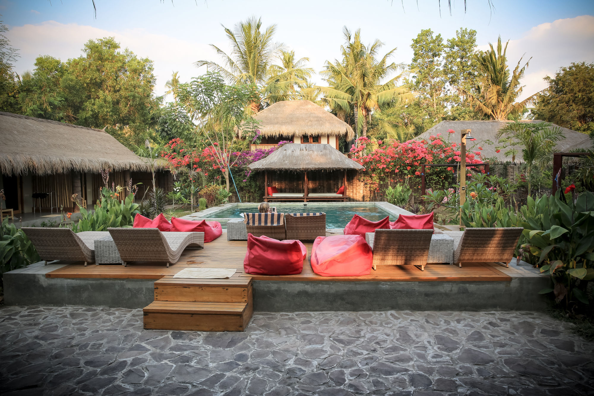 3W Cottages And Villas Gili Air Exteriör bild