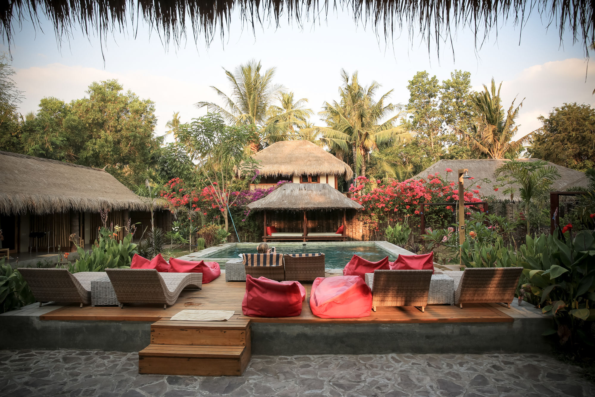 3W Cottages And Villas Gili Air Exteriör bild